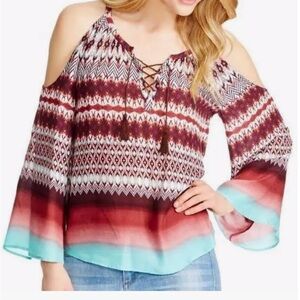 Jessica Simpson BoHo style blouse. Size small.